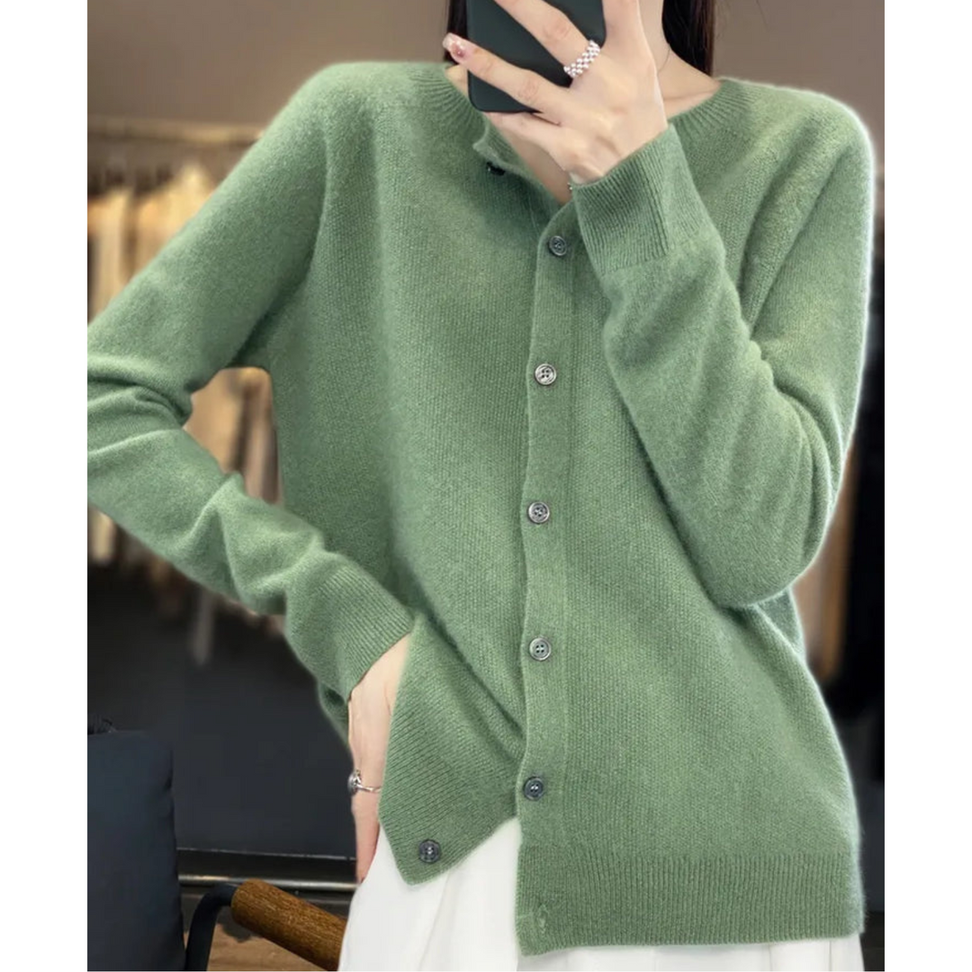 Cardigan Maille Boutonné à Col V