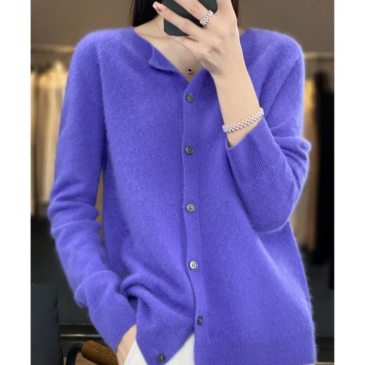 Cardigan Maille Boutonné à Col V