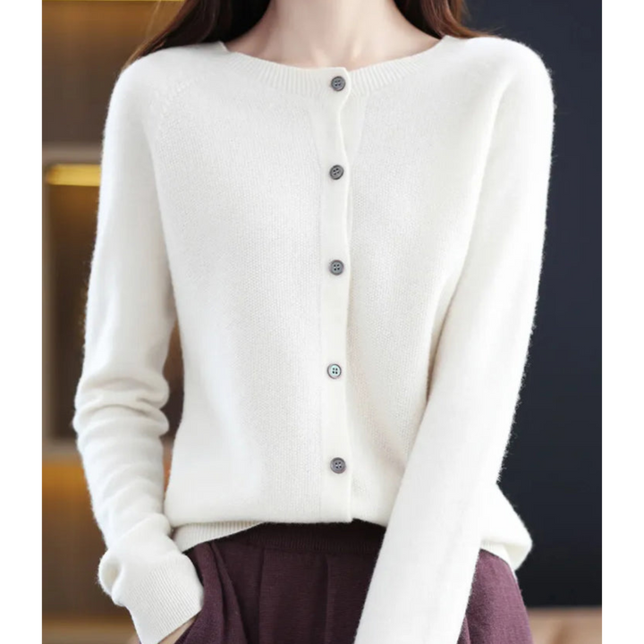 Cardigan Maille Boutonné à Col V