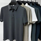 Polo Homme Texturé Élégance Moderne