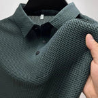 Polo Homme Texturé Élégance Moderne