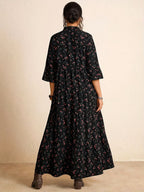 Robe maxi fleurie pour femme