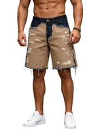 Short patchwork pour homme
