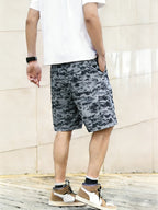 Shorts cargo camouflage pour homme