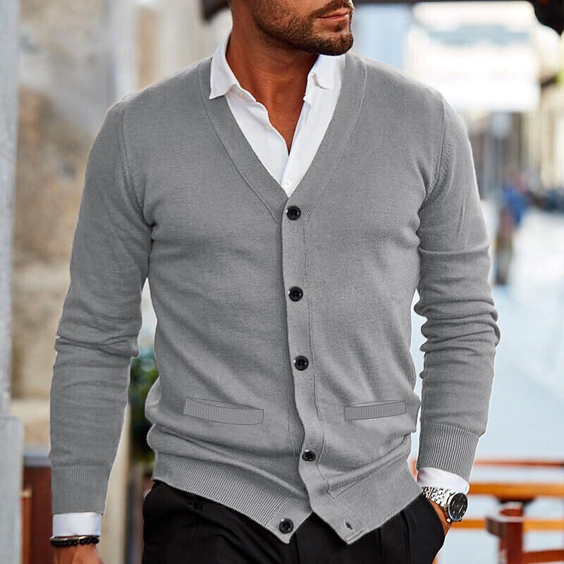 Gilet Boutonné Élégant Confort Doux et Style Classique