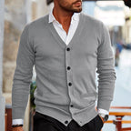 Gilet Boutonné Élégant Confort Doux et Style Classique