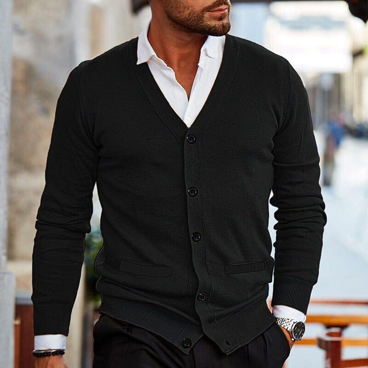 Gilet Boutonné Élégant Confort Doux et Style Classique