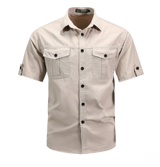 Chemise Utilitaire Manches Courtes Confort et Style Outdoor