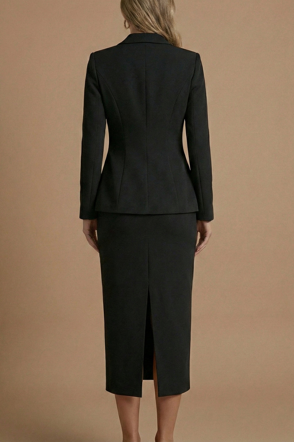 Ensemble Blazer et Jupe Midi Femme