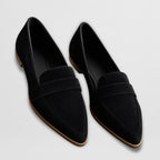 Mocassins Ouverts à Bout Pointu Femme