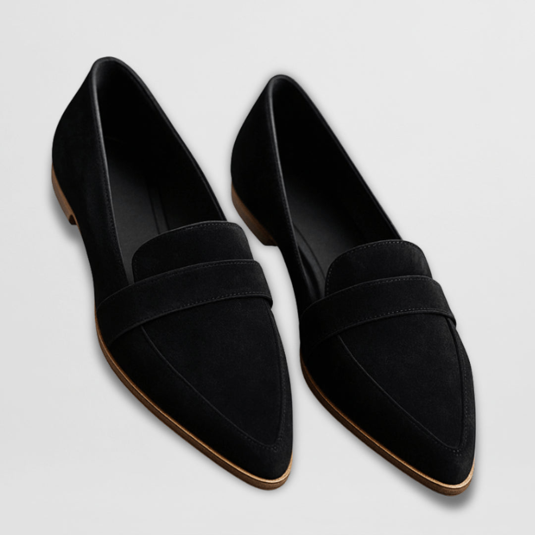 Mocassins Ouverts à Bout Pointu Femme
