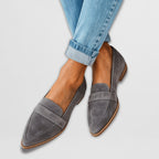 Mocassins Ouverts à Bout Pointu Femme